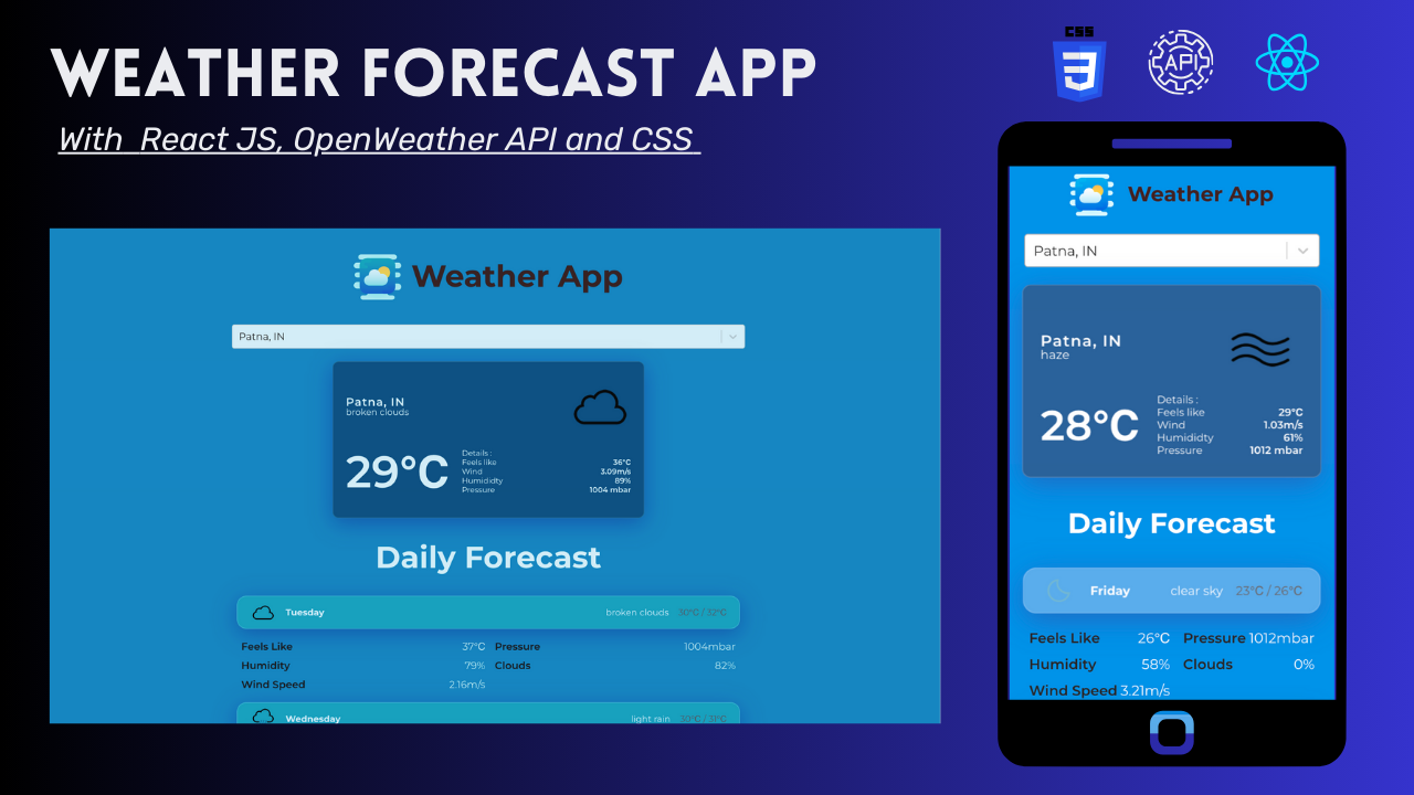 Weather forecast App
